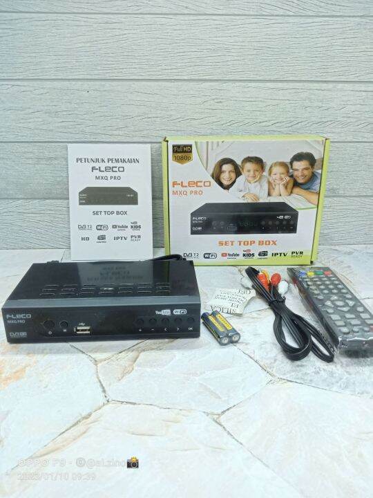 Set Top Box Fleco MXQ Pro DVB T2 Receiver Tv Digital Lazada Indonesia