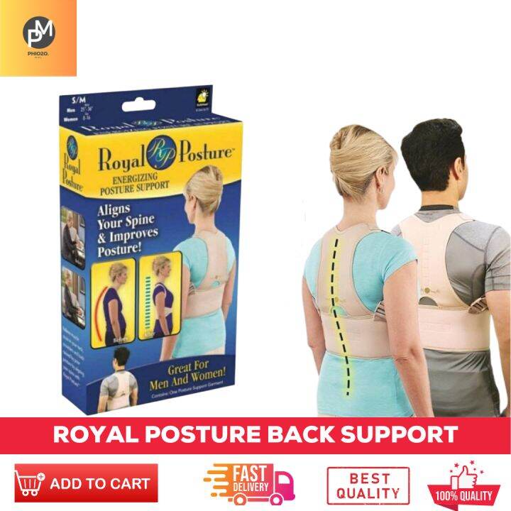 100 Original Royal Posture Back Spine Support Posture Corrector Belt