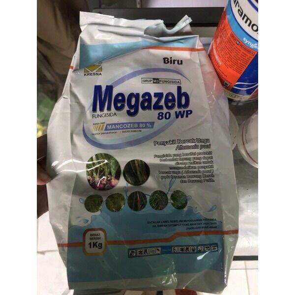 Pupuk Fungisida Megazeb Biru 80 WP 1 Kg Lazada Indonesia