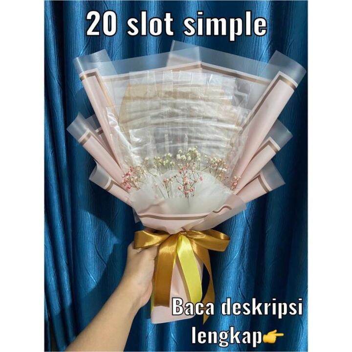 Rangka Buket Uang Kosong Isi Slot Simple Realpict Buket Mewah