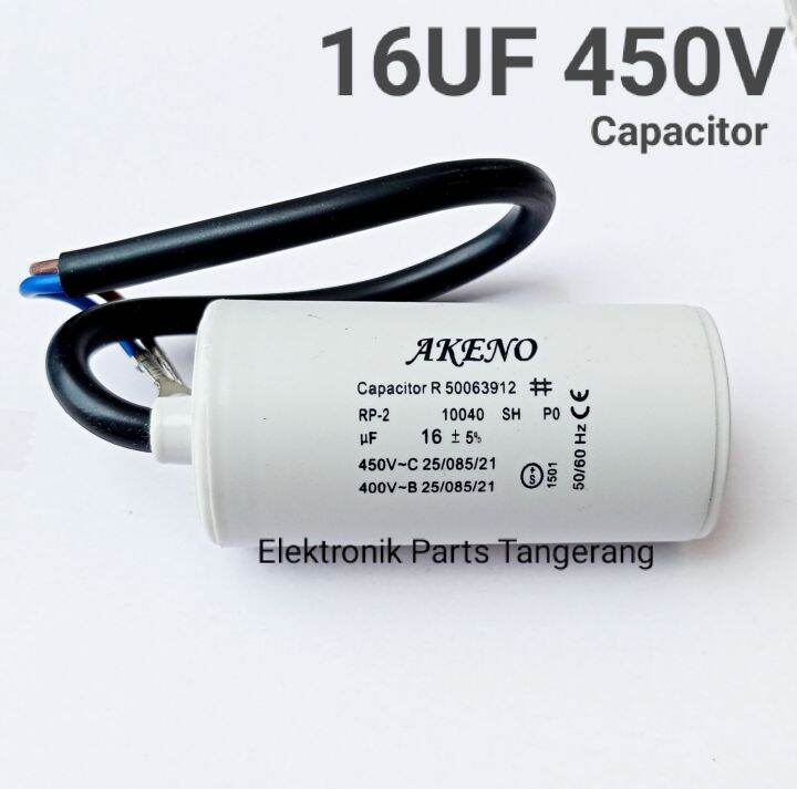 CAPACITOR 16UF 450V KAPASITOR 16UF 450V KAPASITOR KABEL 16UF 450V