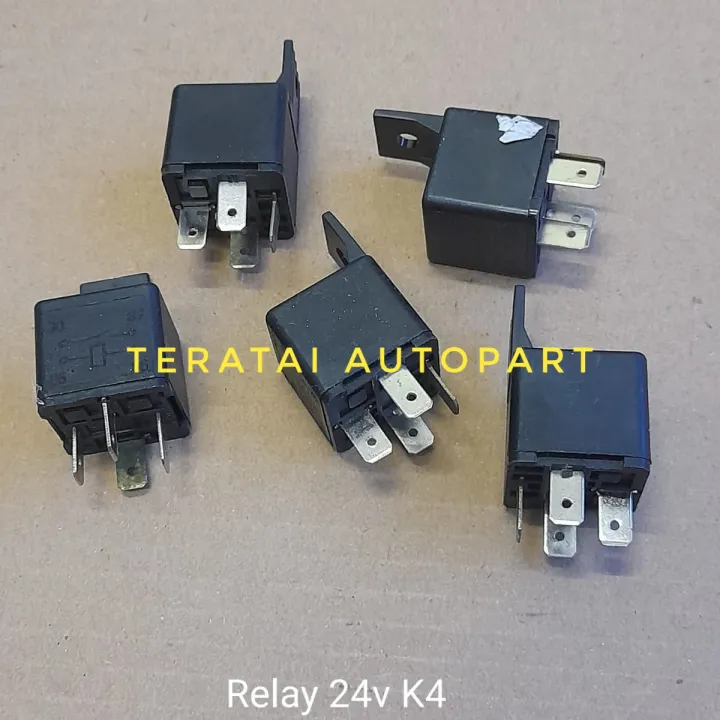 Relay V Kaki Relay Klakson Lampu Volt Original Ampere