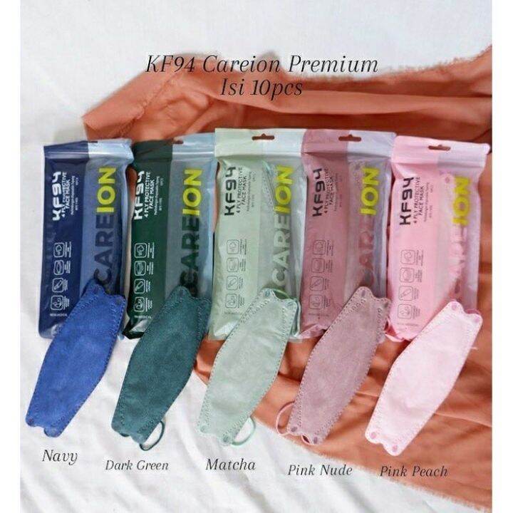 Masker KF94 CAREION 4 PLAY ORIGINAL ISI 10 PCS Lazada Indonesia