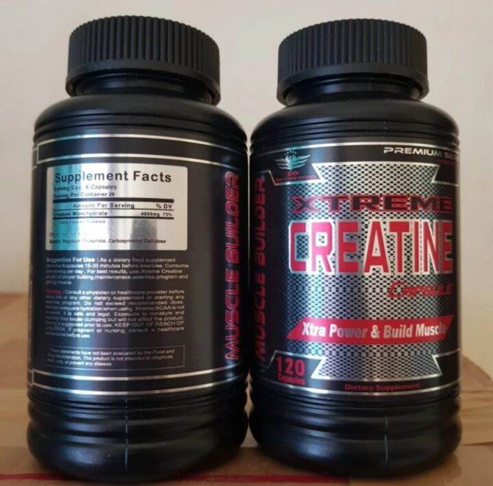 Creatine Kapsul Bxn Capsul Pure Creatine Monohydrate Lazada