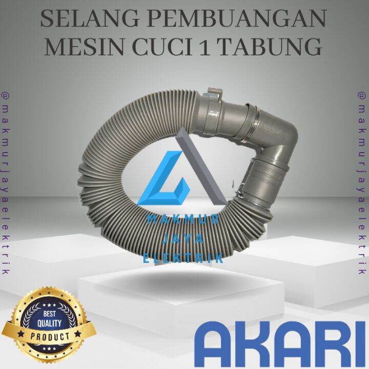 Akari Selang Pembuangan Mesin Cuci Top Loading 1tabung Otomatis