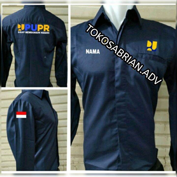 Kemeja PUPR Seragam PUPR Baju Pupr Pdh Pupr Lazada Indonesia