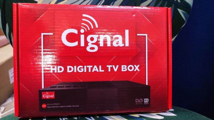 Cignal Hd Box Only Pre Activated With Account Number Lazada Ph