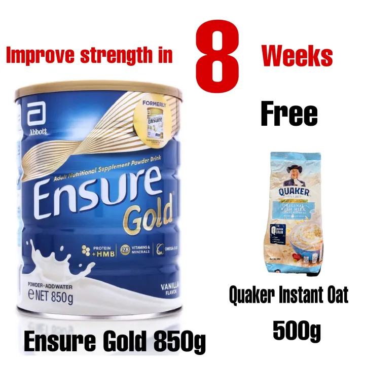 Ensure Gold HMB Vanilla 850g Lazada PH