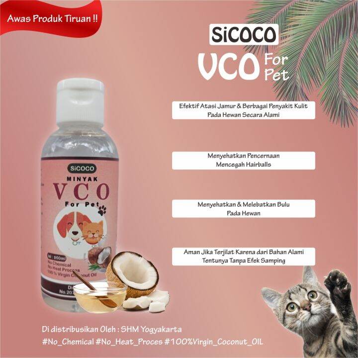 Sicoco Vco For Pet Obat Jamur Jamuran Scabies Pada Kucing