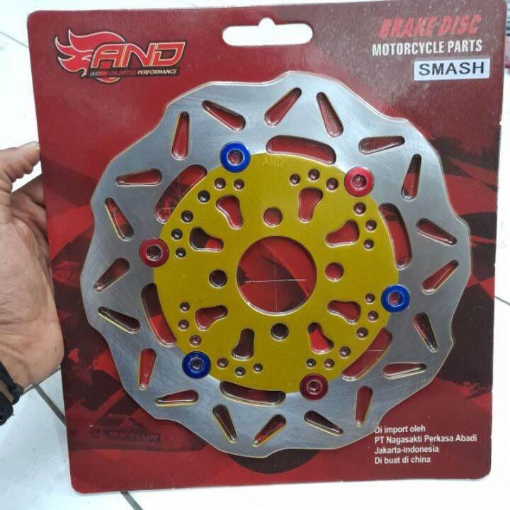 Disc Cakram Piringan Cakram Depan Smash Model Rivet Monel Ukuran