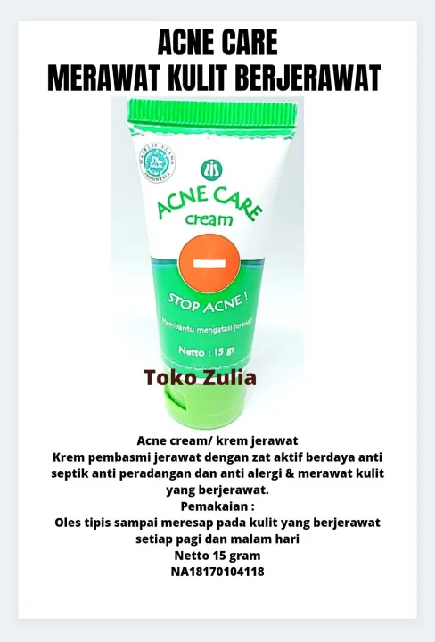 ACNE CARE CREAM MEMBANTU MENGATASI JERAWAT Lazada Indonesia