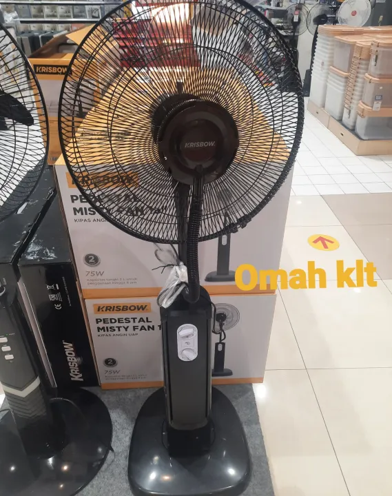 Kipas Angin Kabut Uap Krisbow Hazo Misty Fan Kipas Air Sejuk Original