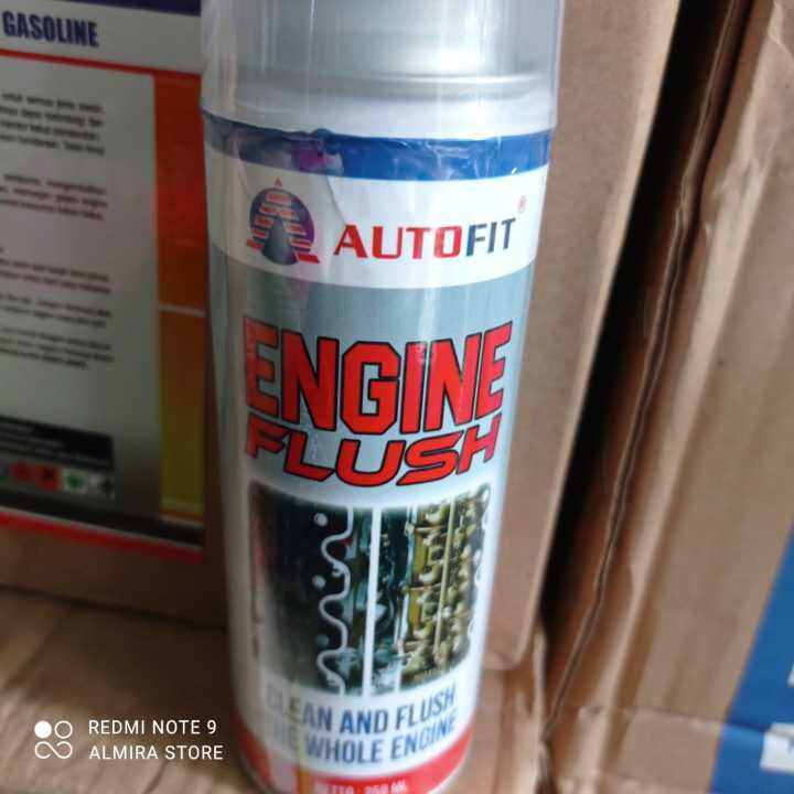 ENGINE FLUSH OLI MOBIL 250ML AUTOFIT CAIRAN AMPUH KURAS KERAK OLI PADA