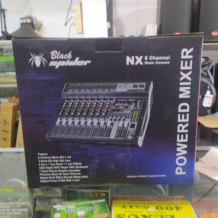 Power Mixer Channel Black Spider Nx Lazada Indonesia