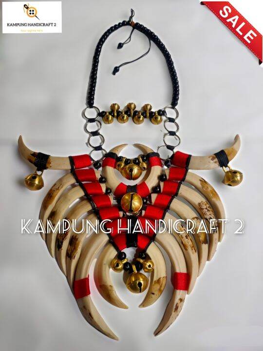 Kalung Etnik Khas Dayak Kalimantan Variasi Lonceng Lazada Indonesia