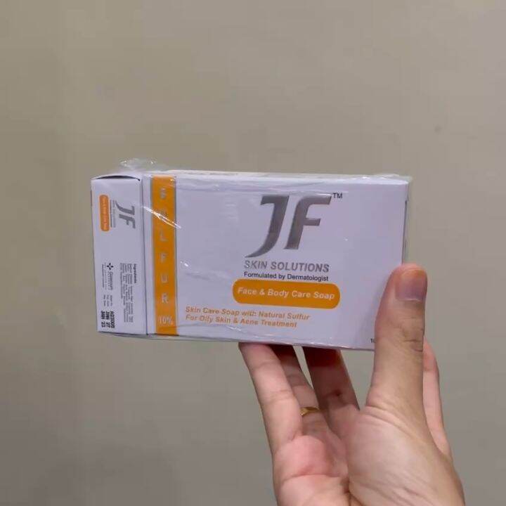 Jf Sulfur Anti Acne Face Body Soap G G Lazada