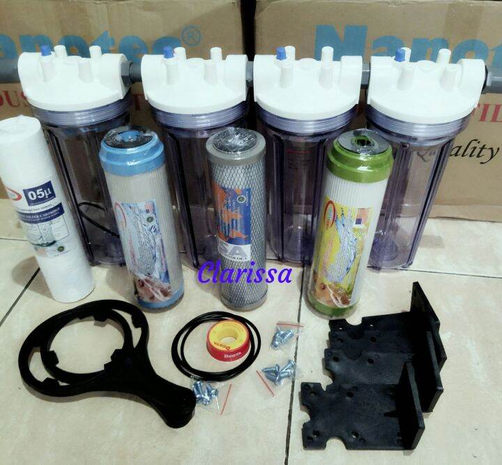 Paket Filter Air Housing Filter Nanotec Tabung Lengkap Untuk Air