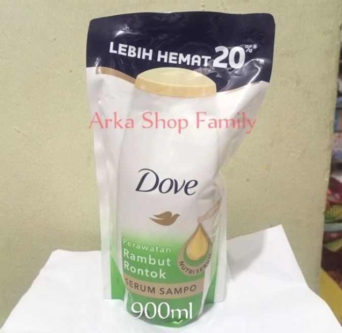 Dove Shampoo Hair Fall Perawatan Rambut Rontok Refill Pouch Ml