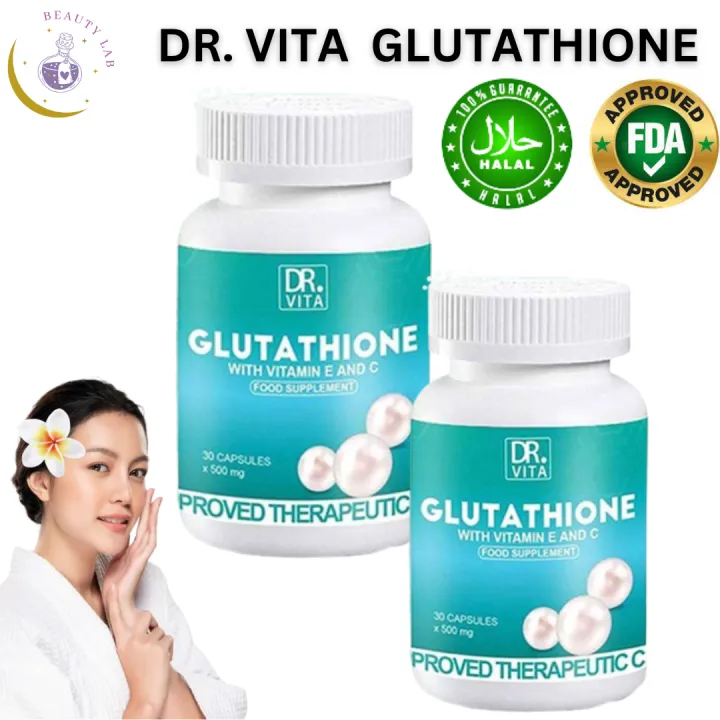 Dr Vita Glutathione Capsules With Vitamin E And C Helps Achieve