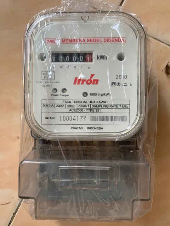 Kwh Meter Meteran Listrik Pembanding Itron Phasa A Lazada Indonesia