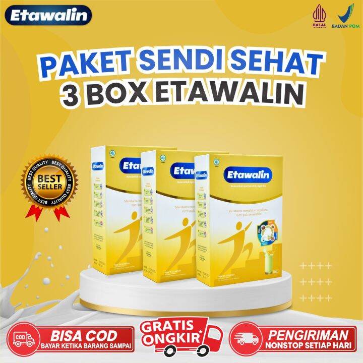 5 BOX Etawalin Susu Kambing Etawa Asli Atasi Nyeri Sendi Lazada Indonesia