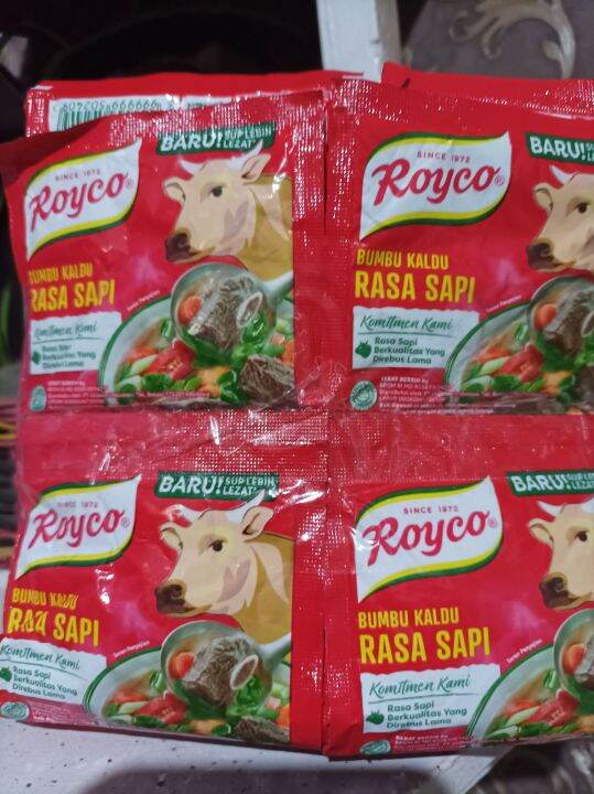 Royco Penyedap Kaldu Rasa Sapi Renceng 12 Sachet Lazada Indonesia