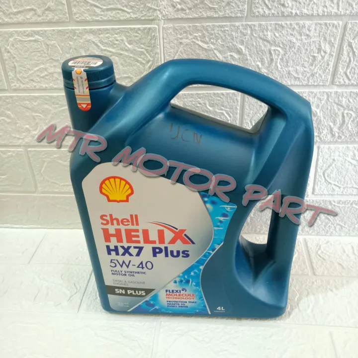 Oli Shell Helix Hx Plus W Liter Lazada Indonesia