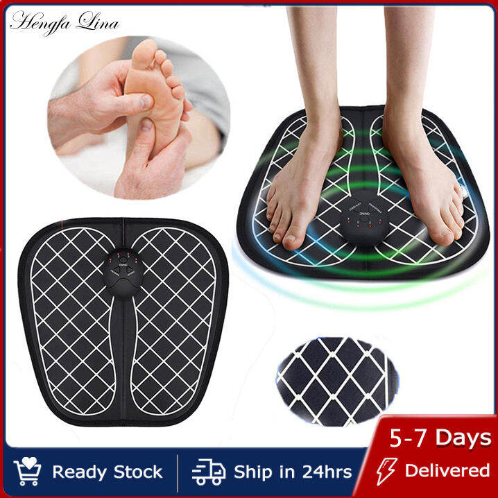 Hengfa Lina Electric Ems Foot Massager Pad Feet Muscle Stimulator Foot