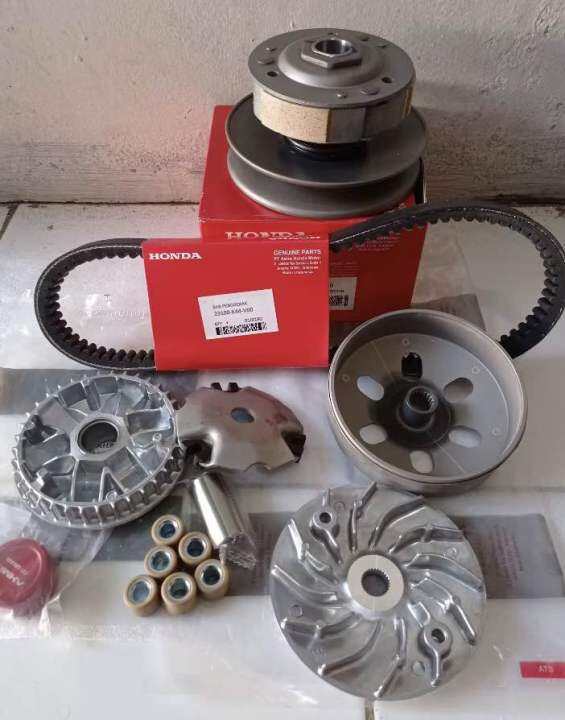 Paket CVT Full Set K44 Pully Set Rumah Roller Assy Kipas Vanbelt Beat