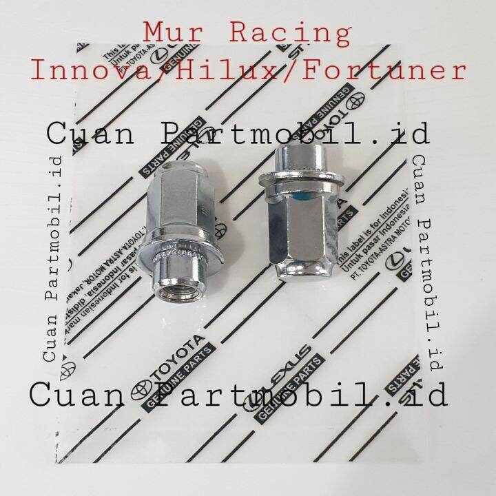 Nut Mur Racing Baut Roda Innova Hilux Fortuner Pajero Sport Lazada