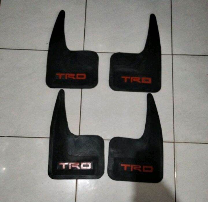 KARPET LUMPUR RODA MUD GUARD RODA SEDAN TRD HARGA 1 SET 2 LEMBAR