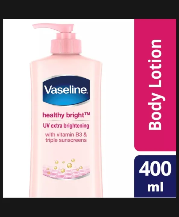 Vaseline Healthy Bright Hand Body Lotion Uv Extra Brightening Ml