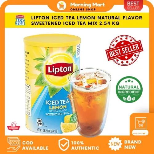 Lipton Iced Tea Lemon Natural Flavor Sweetened Iced Tea Mix Kg