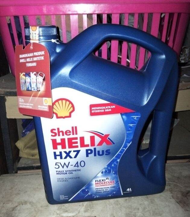 Oli Mesin Mobil Shell Hellix Hx Plus W L Original Lazada