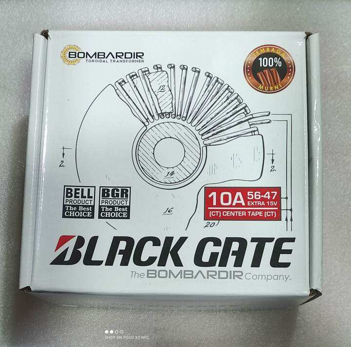 Trapo Trafo Donat Toroid A Ct V Bell Bgr Black Gate Tembaga Murni