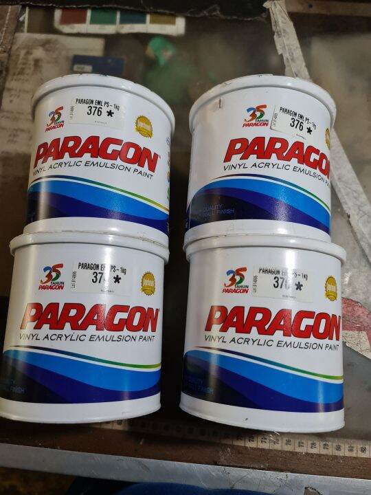 CAT TEMBOK PARAGON 364A DARK PASTEL GREY 1KG VINYL ACRYLIC EMULSION