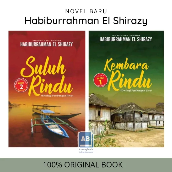 Buku Novel Habiburrahman El Shirazy Suluh Rindu Kembara Rindu