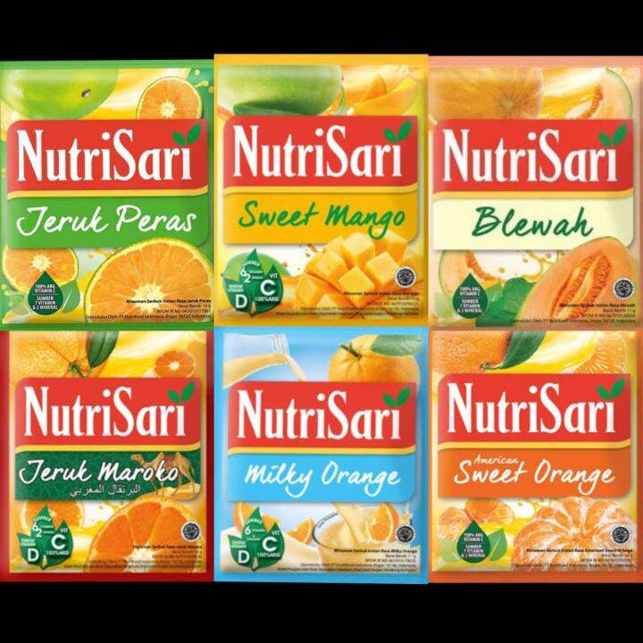 Nutrisari All Varian Rasa Harga Per Renceng Isi Lazada Indonesia