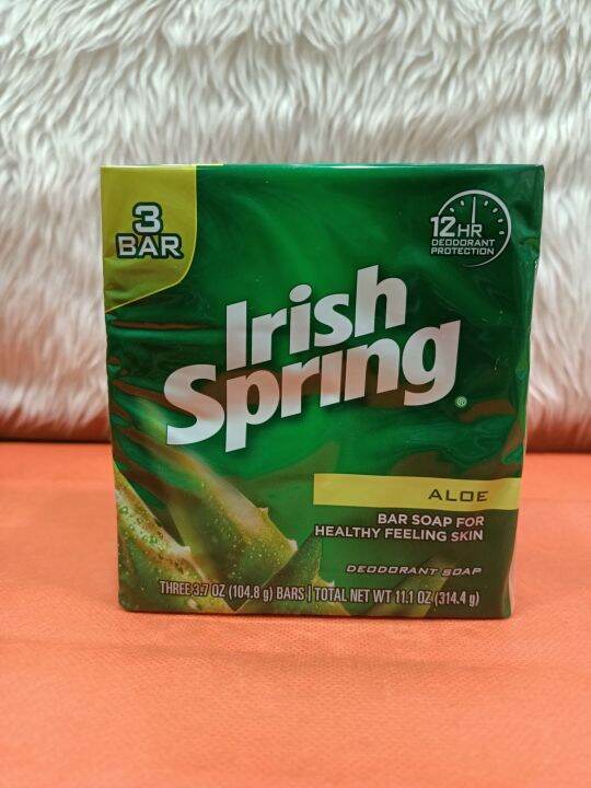 Irish Spring Bar Soap Aloe Scent 3 Bars In 1 Pack Lazada PH