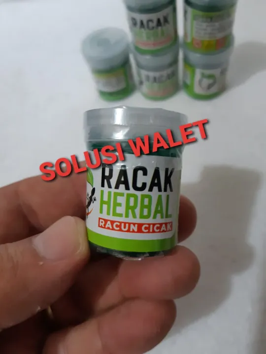 Racak Herbal Racun Cicak Paling Ampuh Membasmi Cicak Dan Tokek Lazada