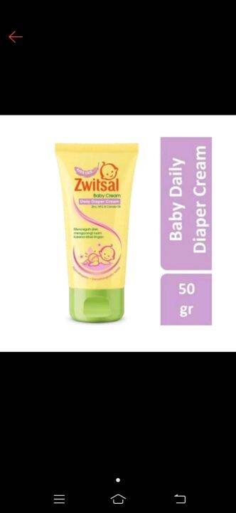 Zwitsal Baby Cream Daily Diaper Cream Gram Lazada Indonesia