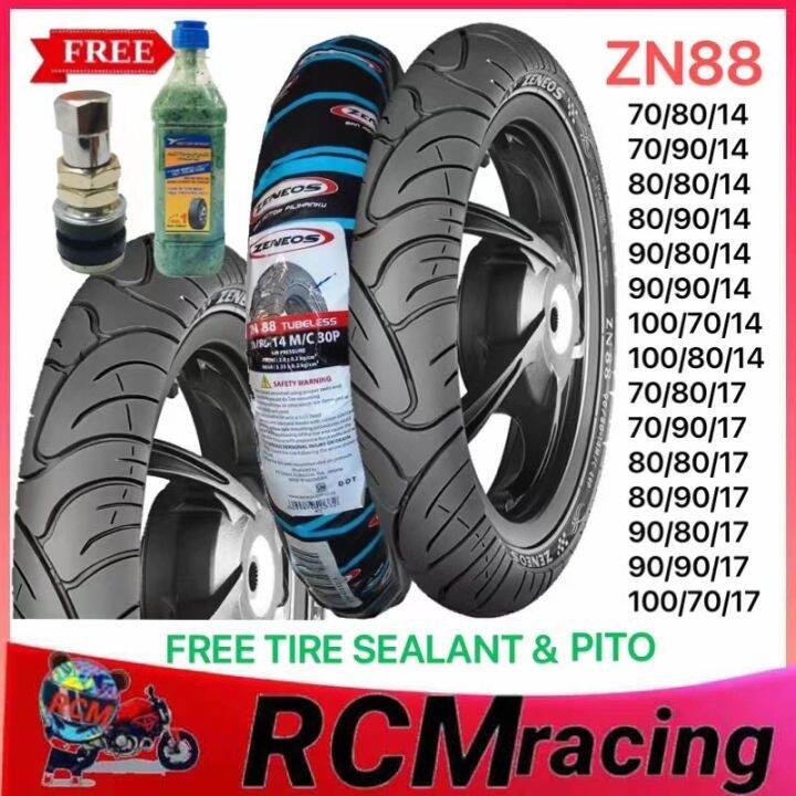 Zeneos Zn Motorcycle Free Tire Sealant Pito Tire Gulong Tubeless