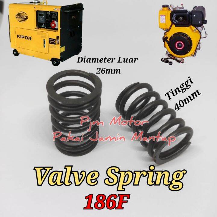 186 Spring Valve Per Klep Mesin Pengerak Dan Genset Kipor Silent Kama