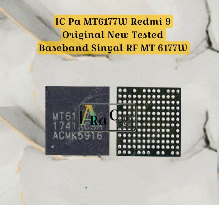 IC Pa MT6177W Redmi 9 Original New Tested Baseband Sinyal RF MT 6177W