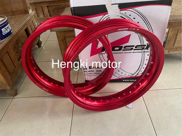 Velg Rossi Tapak Lebar Uk Ring Warna Merah Lazada Indonesia