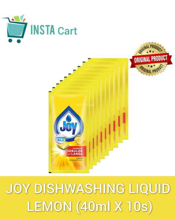 JOY DISHWASHING LIQUID LEMON 40ml X 10s SACHET Lazada PH