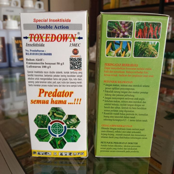 Insektisida Toxedown Ec Predator Racun Ulat Isi Ml Lazada