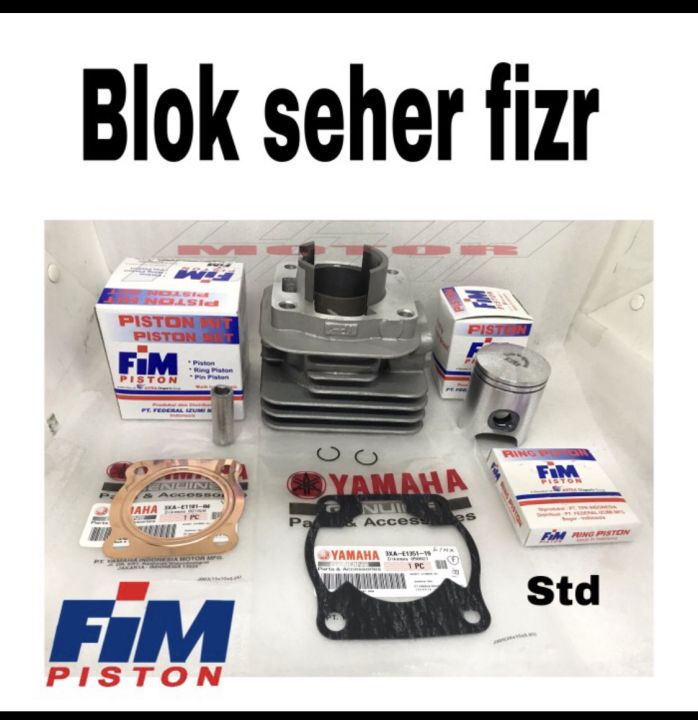 Blok Block Seher Cylinder Silinder Yamaha Fizr F Zr Fiz R Fim Standar