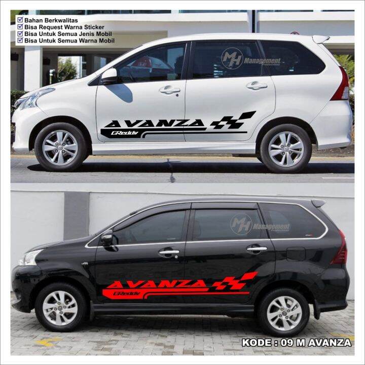 Stiker Sticker Mobil Avanza Veloz Avanza Old Cutting Sticker Mobil