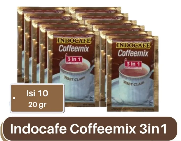 Kopi Indocafe Coffeemix Renceng Isi 10 Sachet Lazada Indonesia